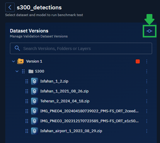 Creating a New Validation Dataset Project