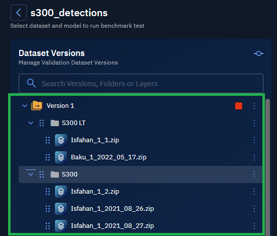 Creating a New Validation Dataset Project