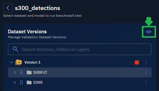 Creating a New Validation Dataset Project