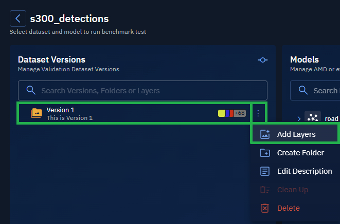 Creating a New Dataset Version