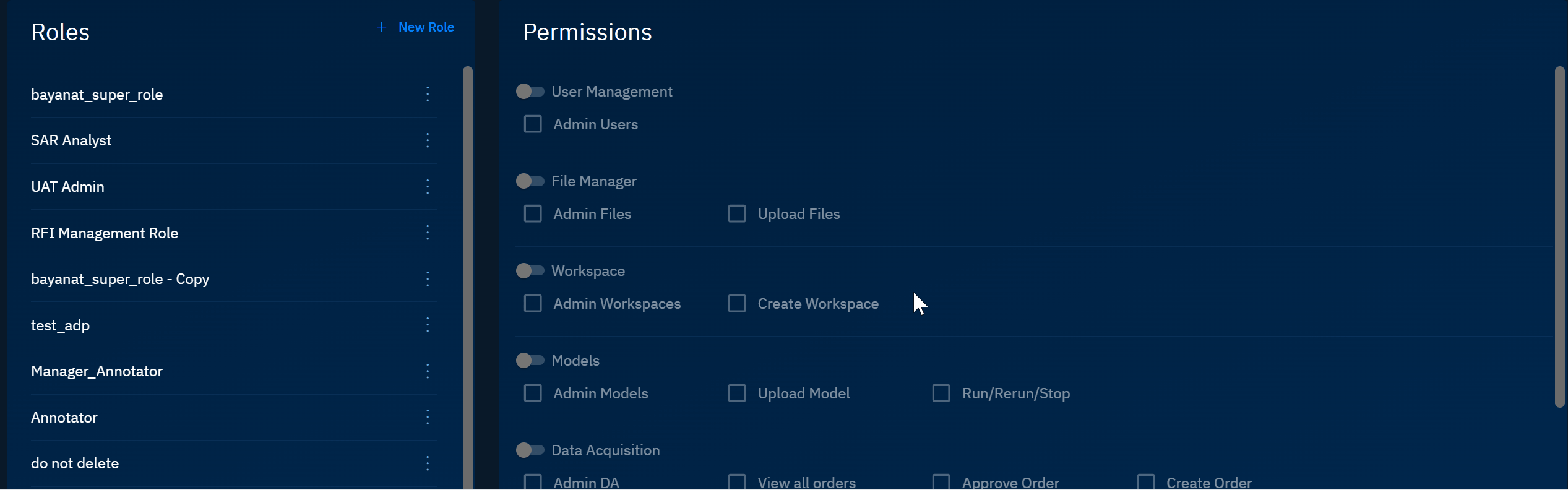 Assigning Permissions