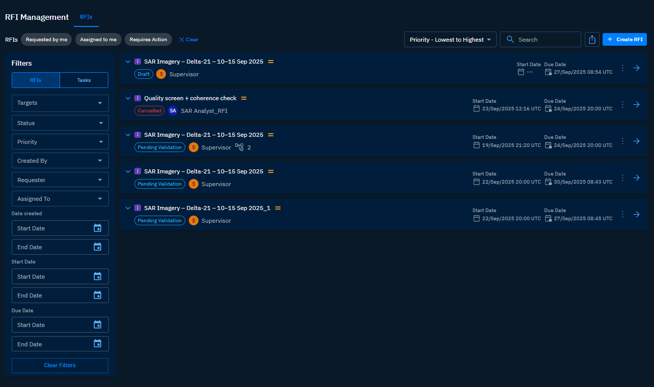 Viewing Tasks