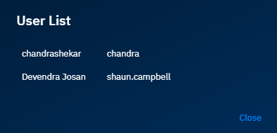 Viewing User List