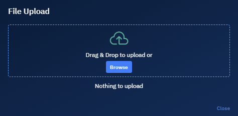 Uploading Datasets