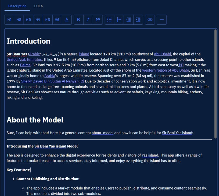 Publishing Model