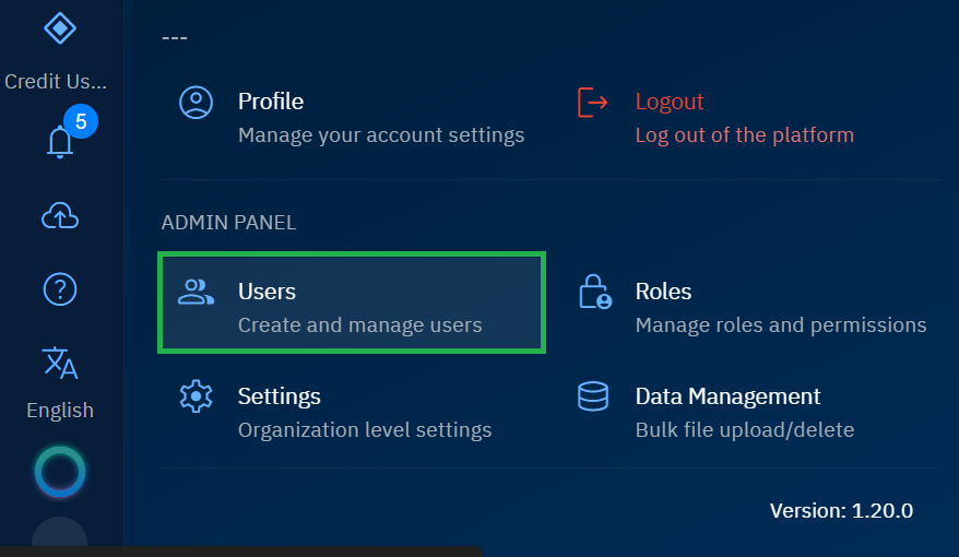 NCreating New User