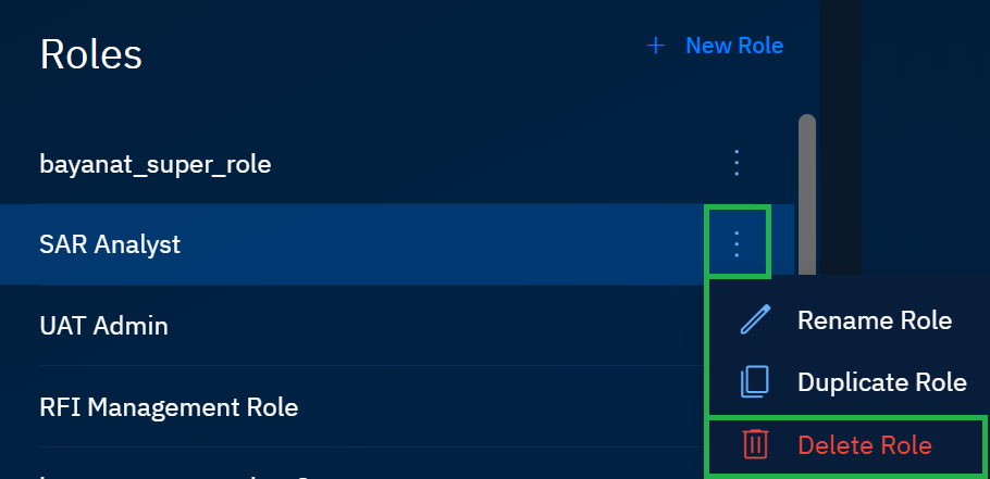 Deleting Role Permissions