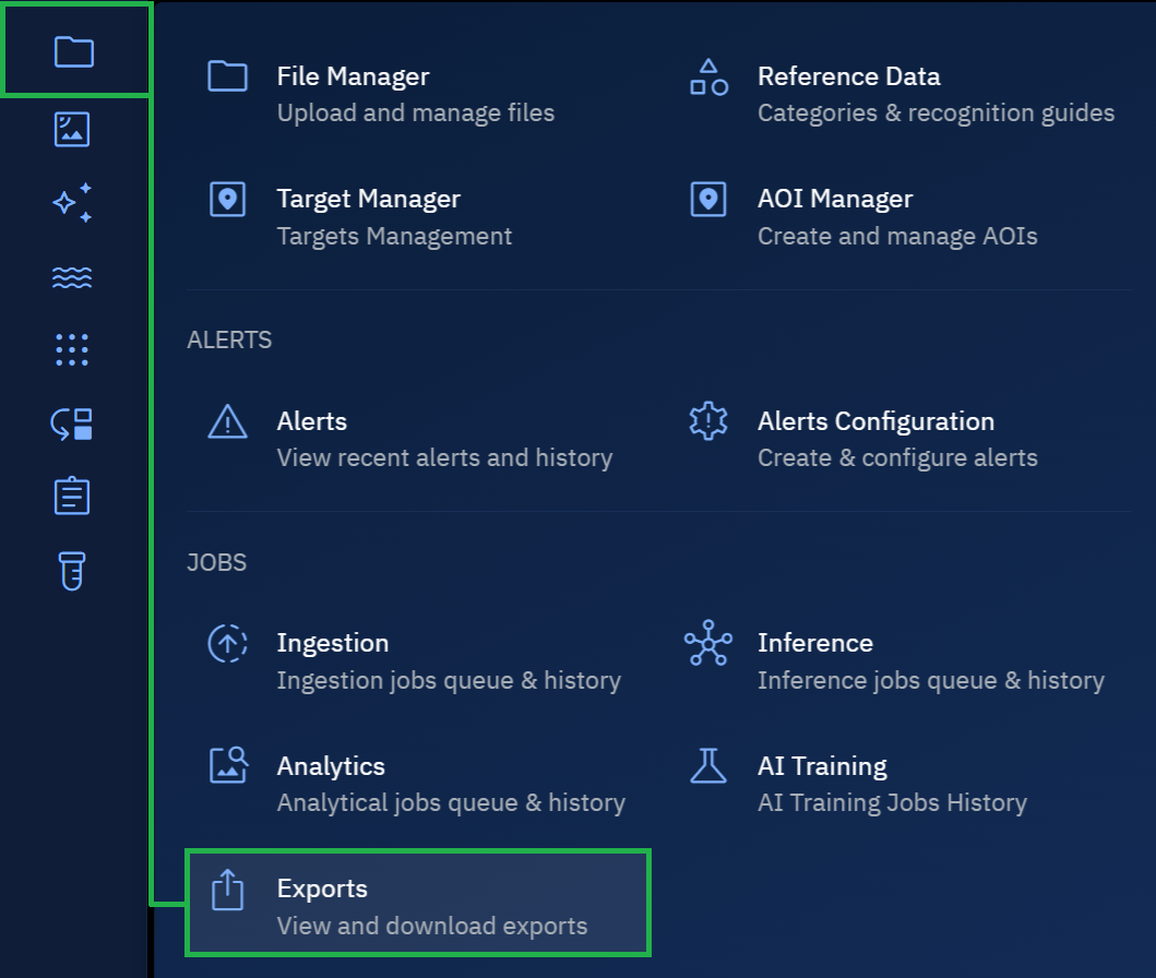 Exports Dashboard