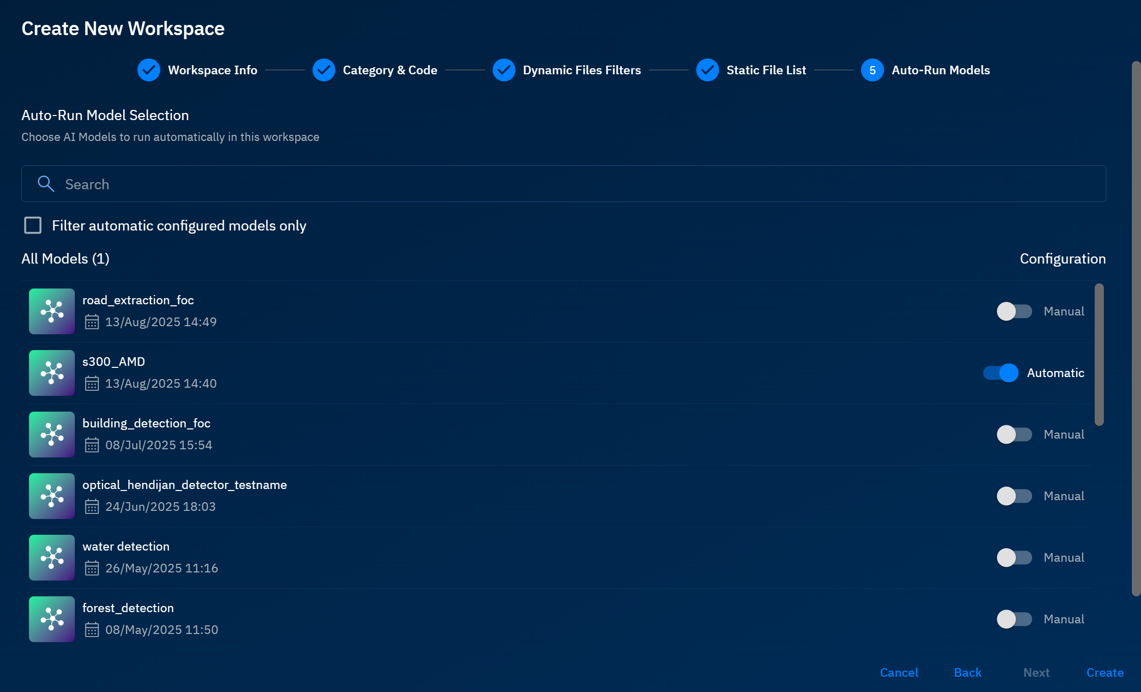 Accessing Workspaces